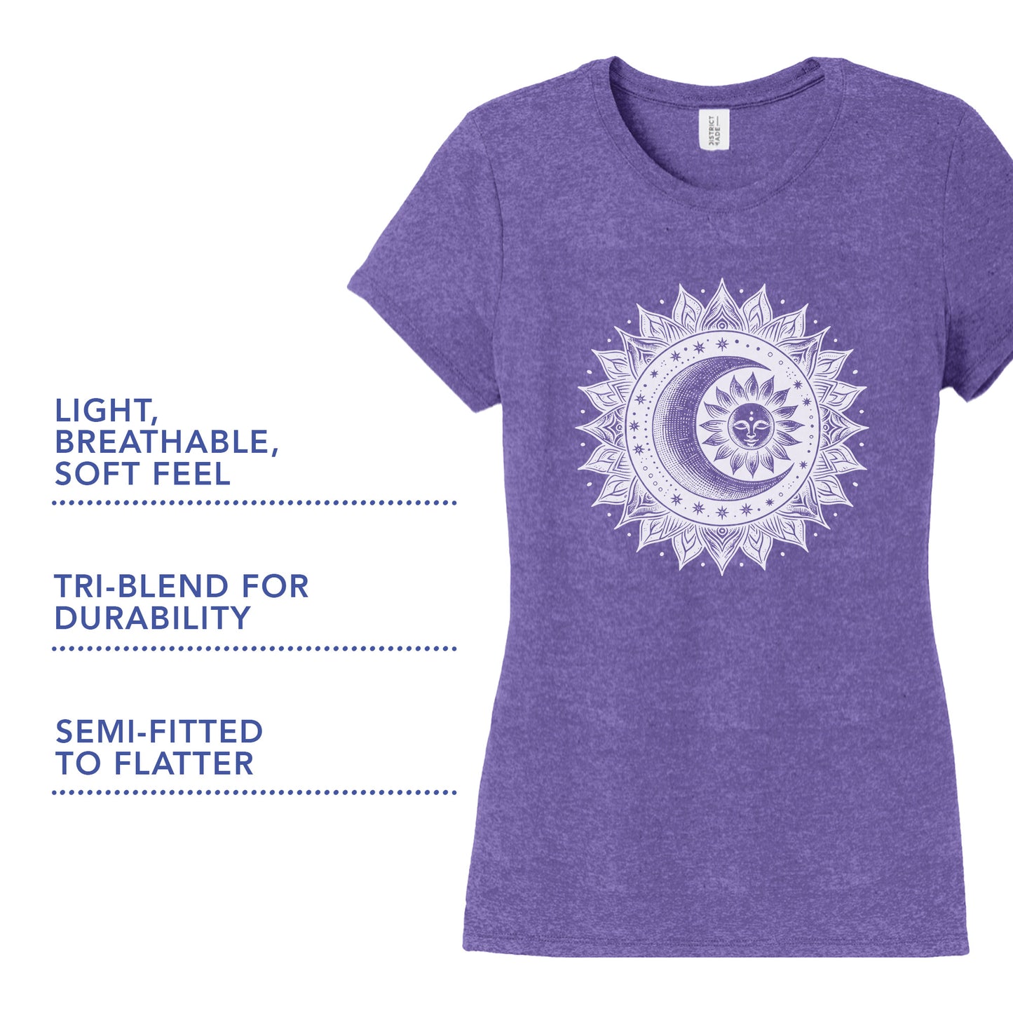Sun and Moon Mandala T-shirt