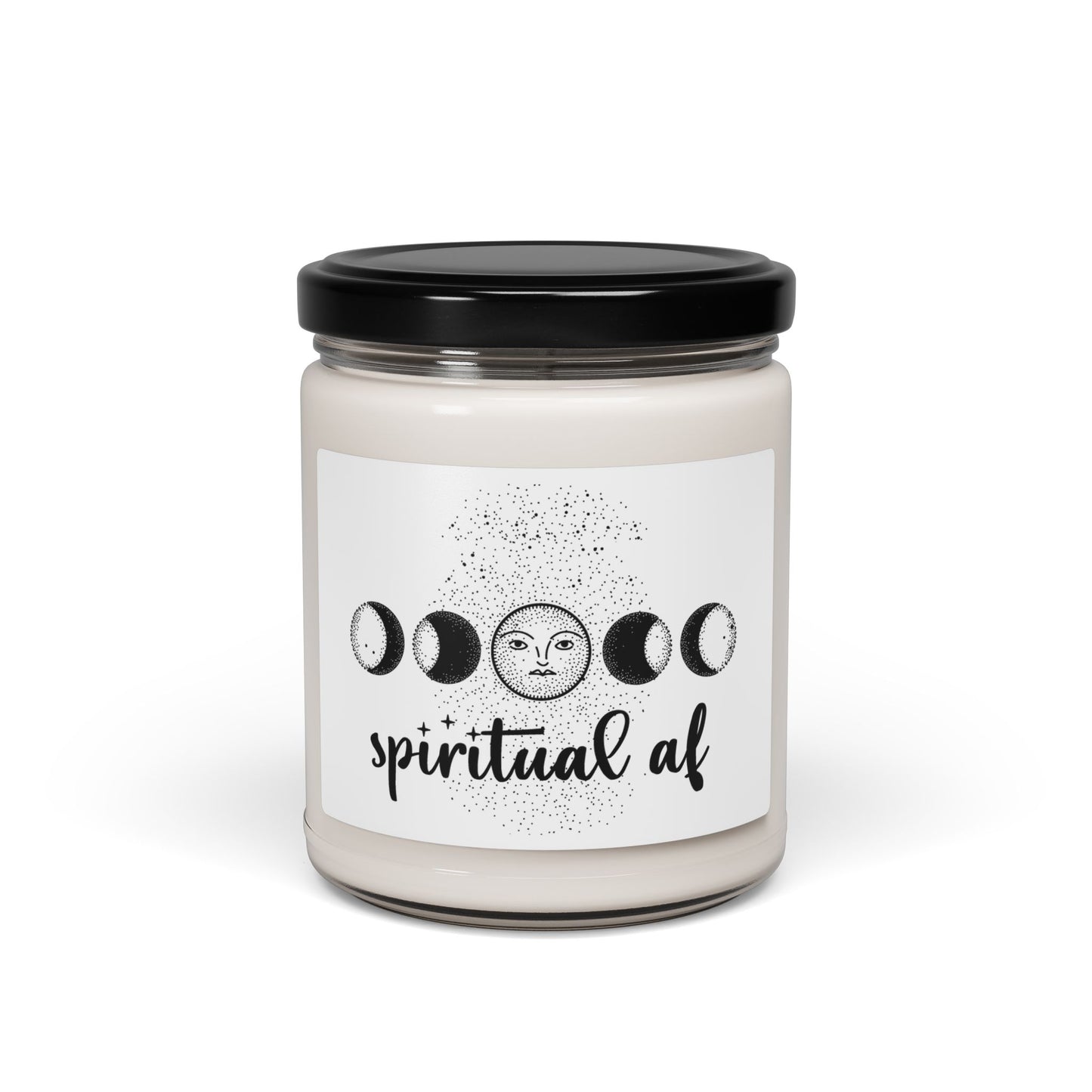 Spiritual AF Scented Soy Candle, Zodiac Signs Gift, Best Friend Gift, Eco-Friendly Aromatherapy, Gift for Couple