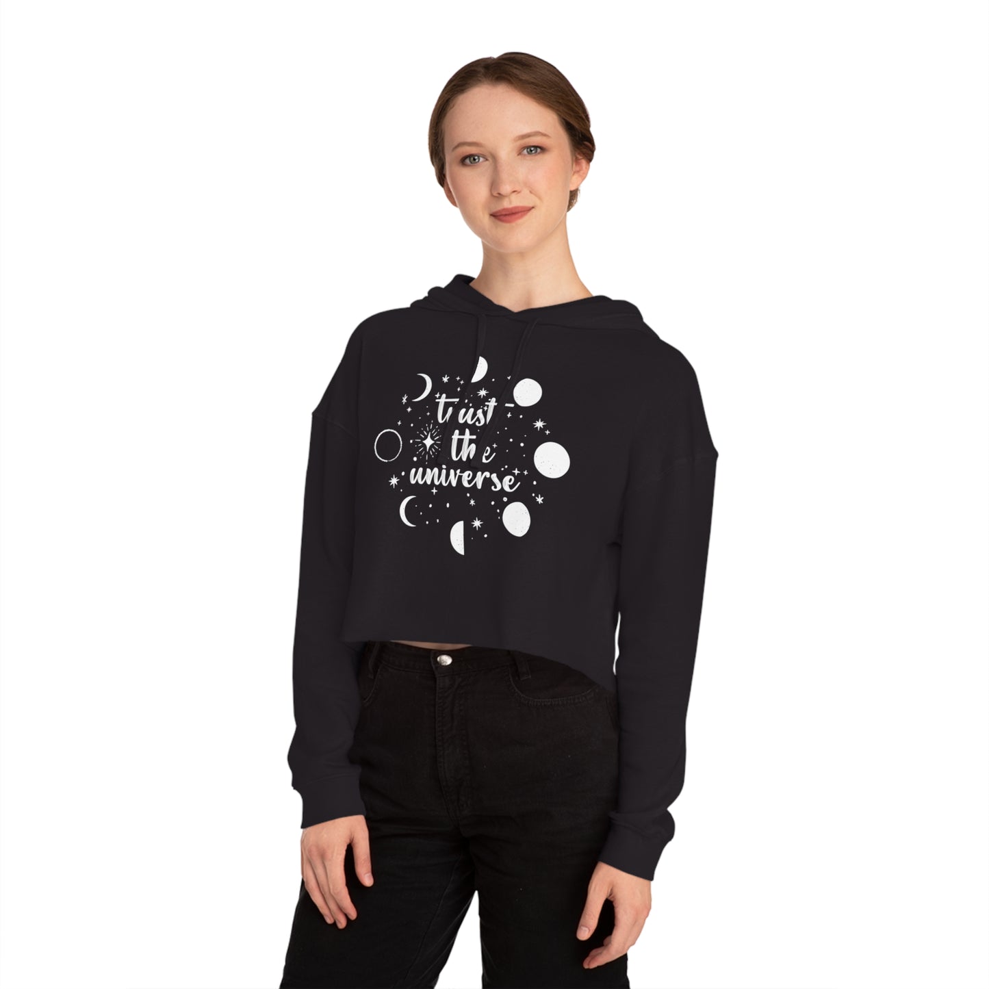Trust the Universe Cropped Hoodie