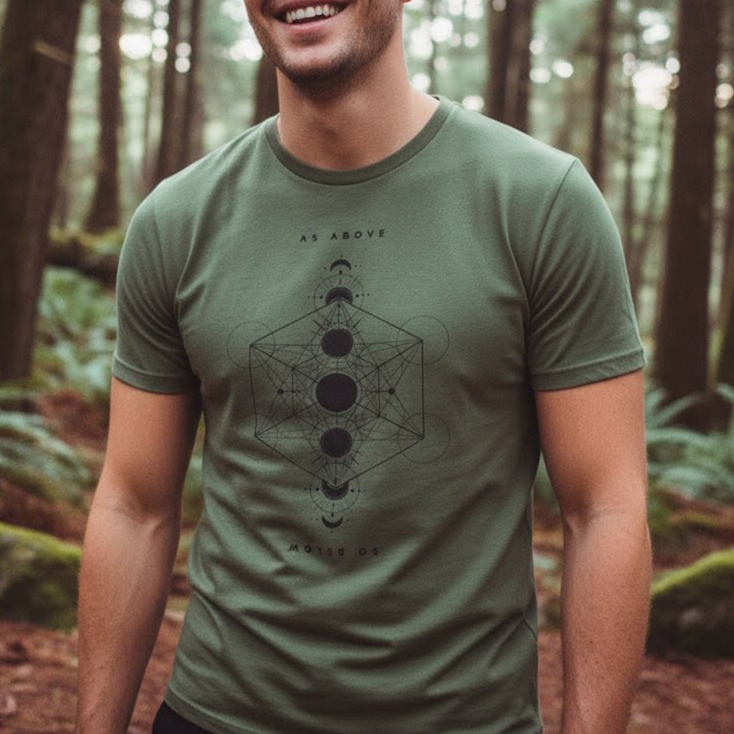 As Above So Below Mens T-Shirt