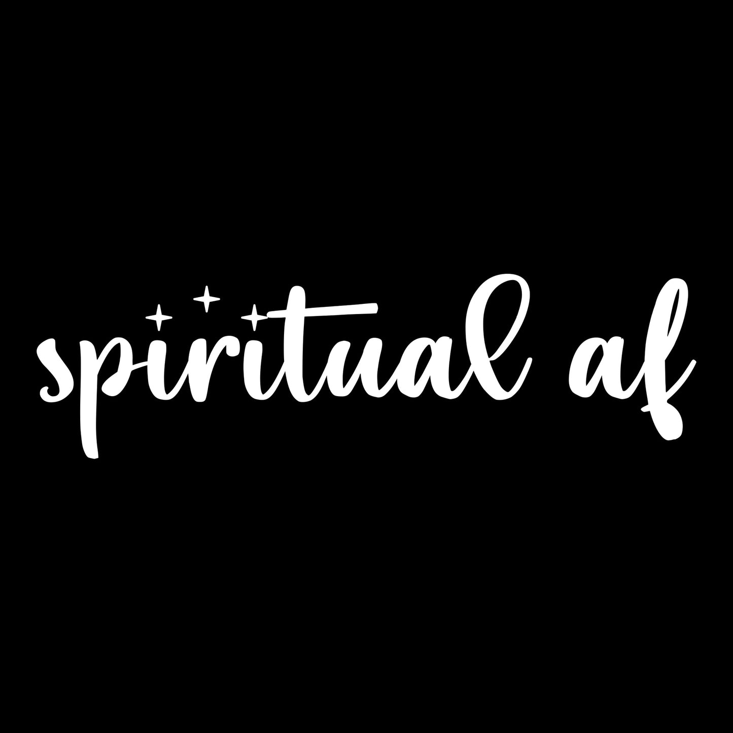 Embroidered Spiritual AF Sweatshirt