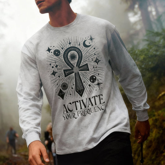 Spiritual Ankh Long Sleeve Tee