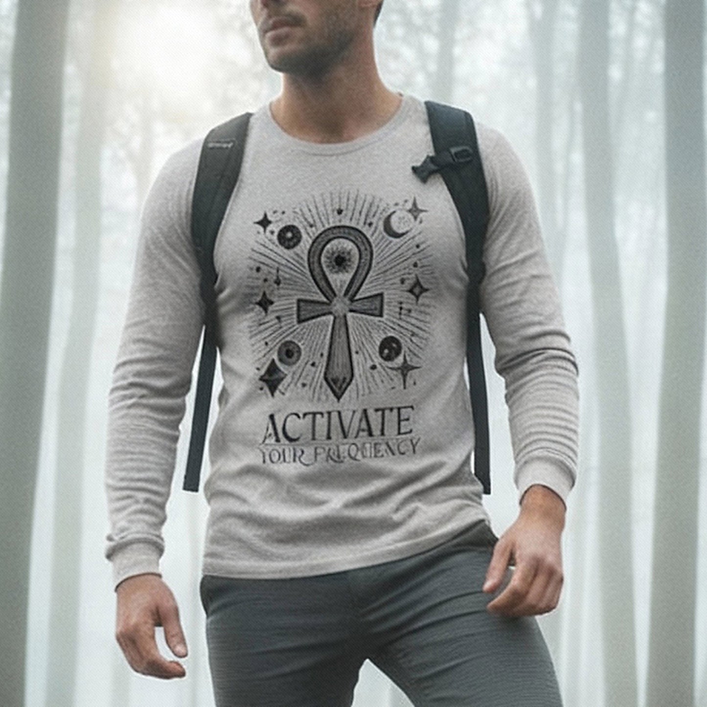 Spiritual Ankh Long Sleeve Tee