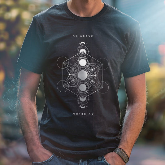 As Above So Below Mens T-Shirt